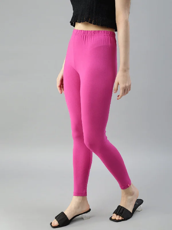 Ankle Leggings-Fushia