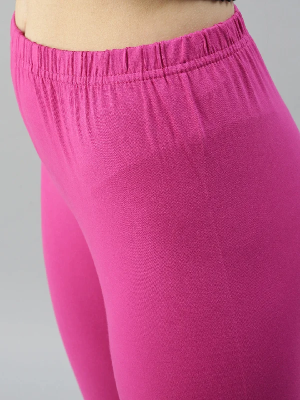 Ankle Leggings-Fushia