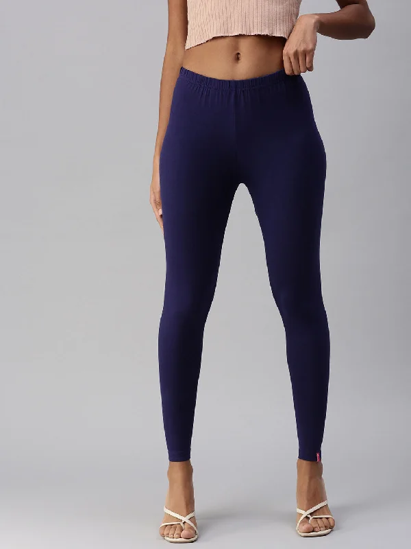 Ankle Leggings-Ink Blue