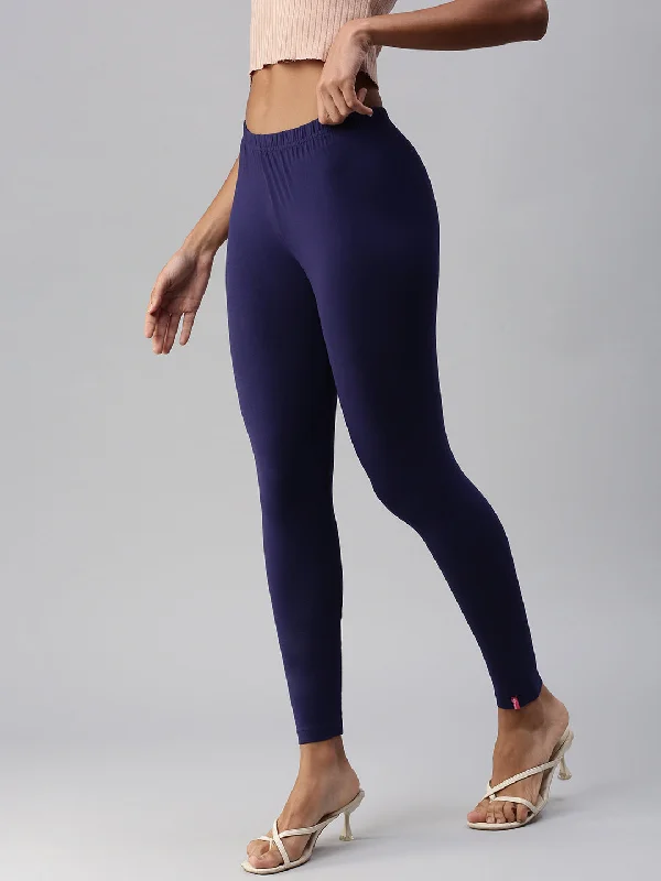 Ankle Leggings-Ink Blue