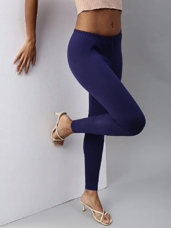 Ankle Leggings-Ink Blue