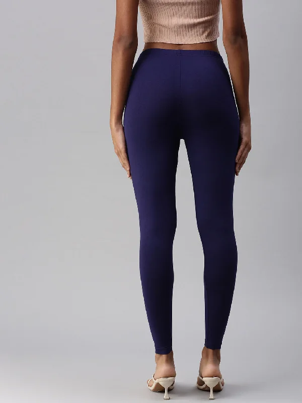 Ankle Leggings-Ink Blue