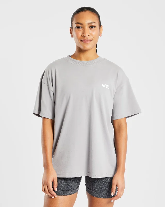 AYBL Club Oversized T Shirt - Grey