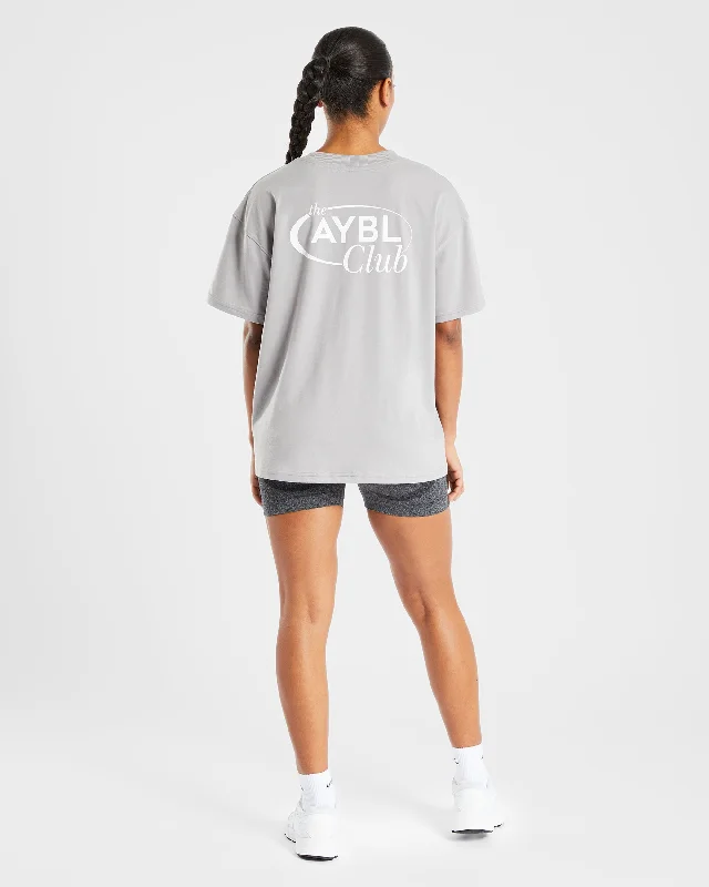 AYBL Club Oversized T Shirt - Grey