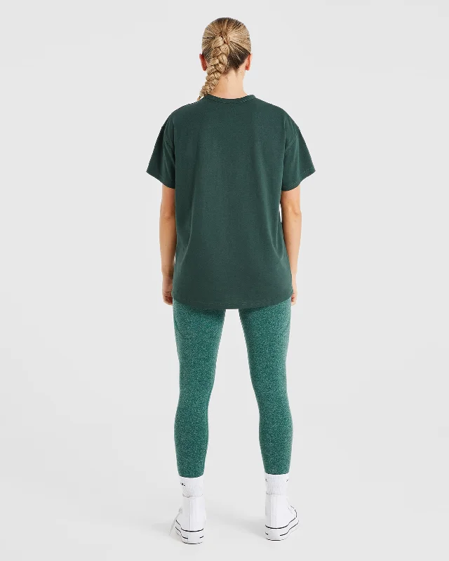 AYBL Sports Oversized T Shirt - Forest Green