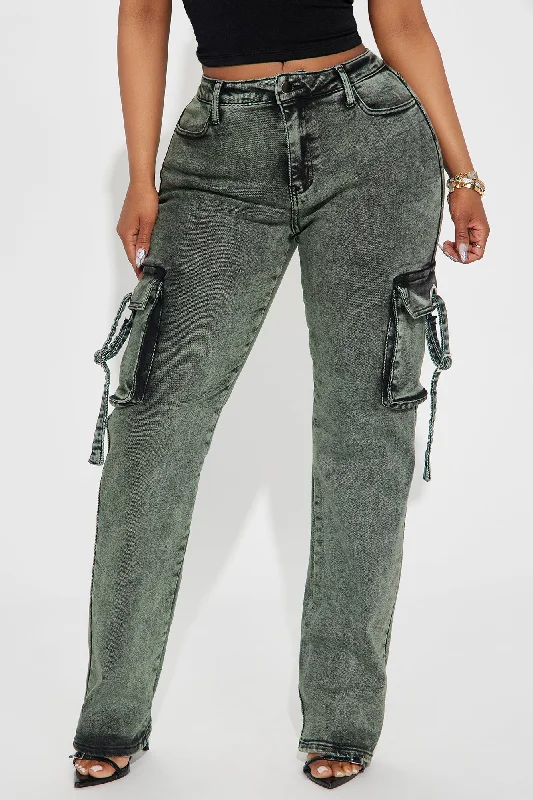 Back To Back Washed Cargo Pant - Olive