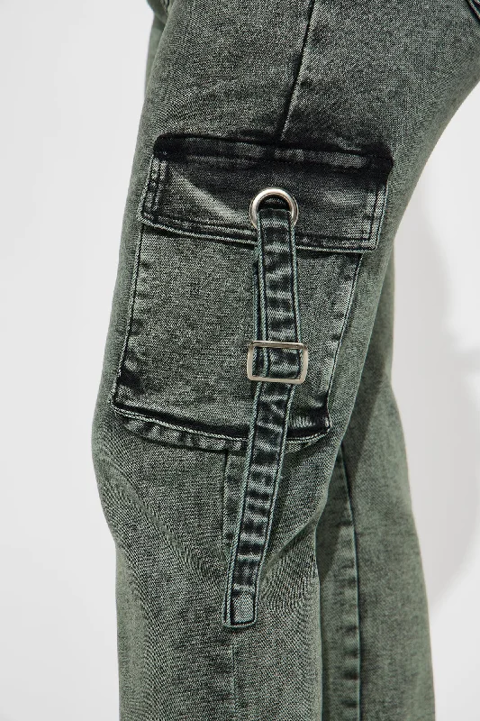 Back To Back Washed Cargo Pant - Olive