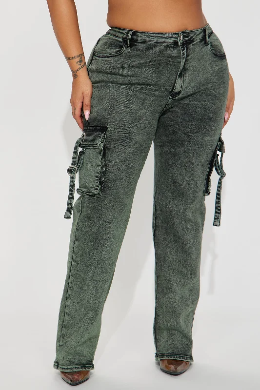 Back To Back Washed Cargo Pant - Olive