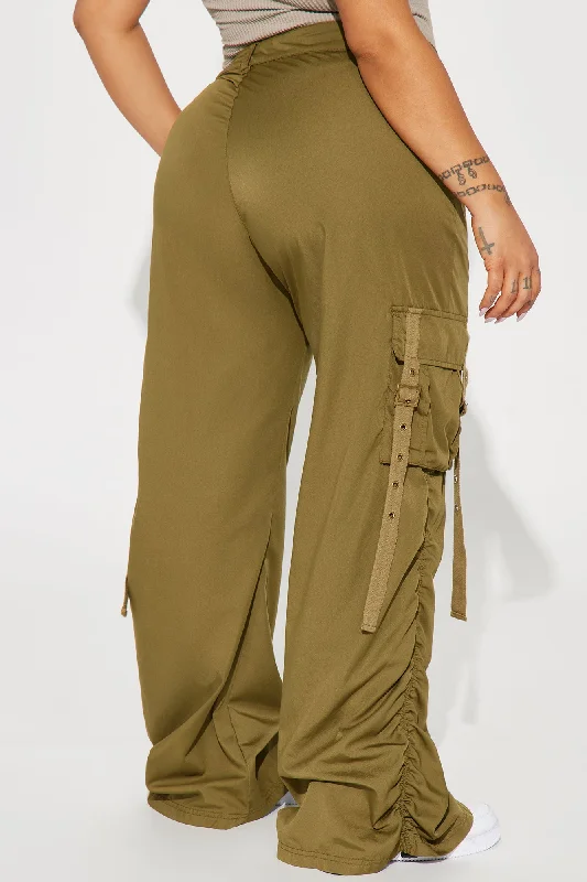 Be My Bestie Cargo Jogger Pant - Olive