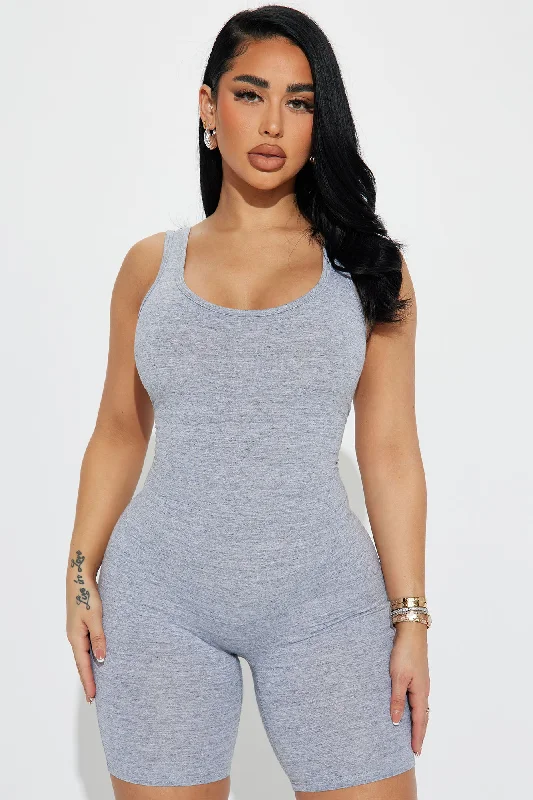 Betty Romper - Heather Grey