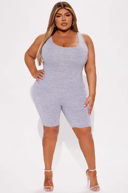 Betty Romper - Heather Grey