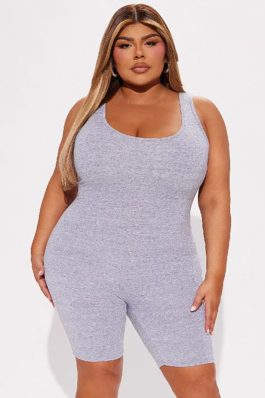 Betty Romper - Heather Grey