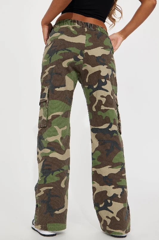 Big Moves Camo Cargo Pant - Olive/combo