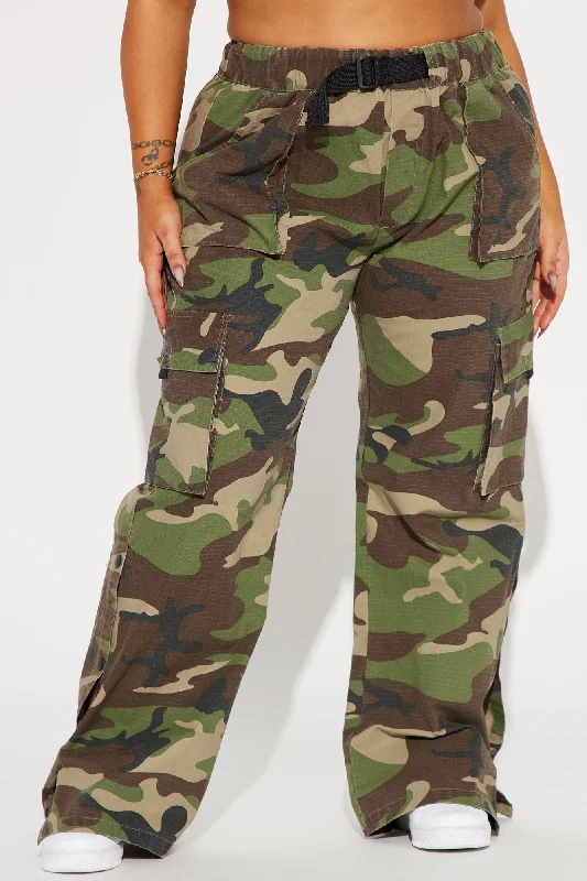 Big Moves Camo Cargo Pant - Olive/combo