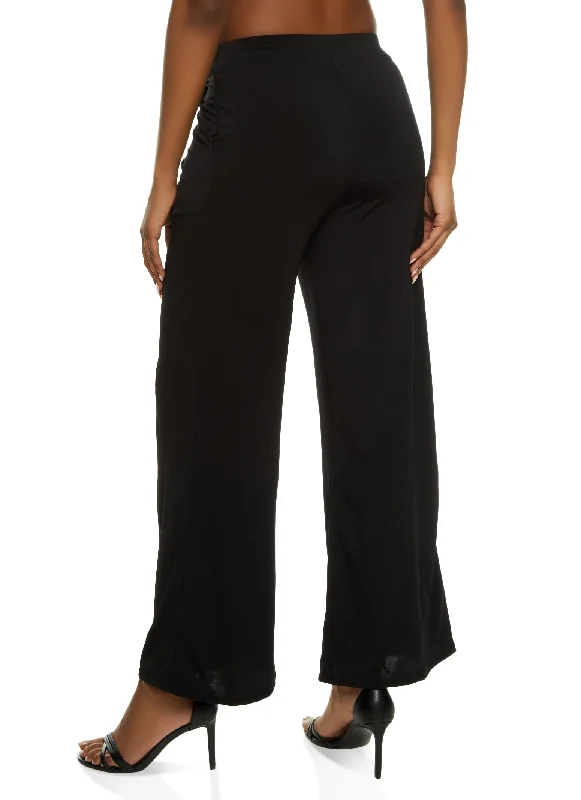 Pocket Wide Leg Pants