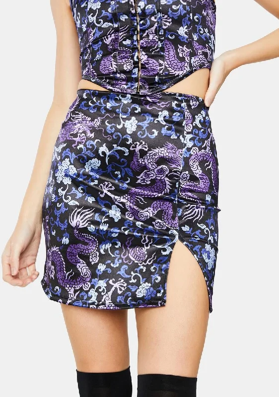 Blue Dragon Wren Mini Skirt