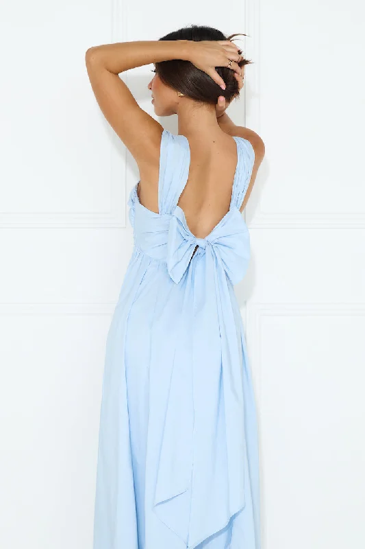 Bluebell Blossom Midi Dress Blue