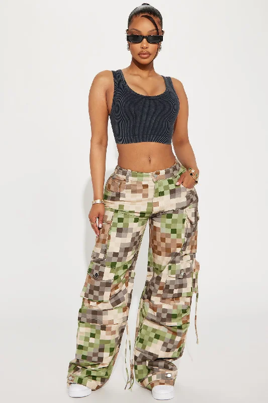 Blurry Vision Cargo Pant - Multi Color