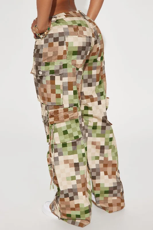 Blurry Vision Cargo Pant - Multi Color