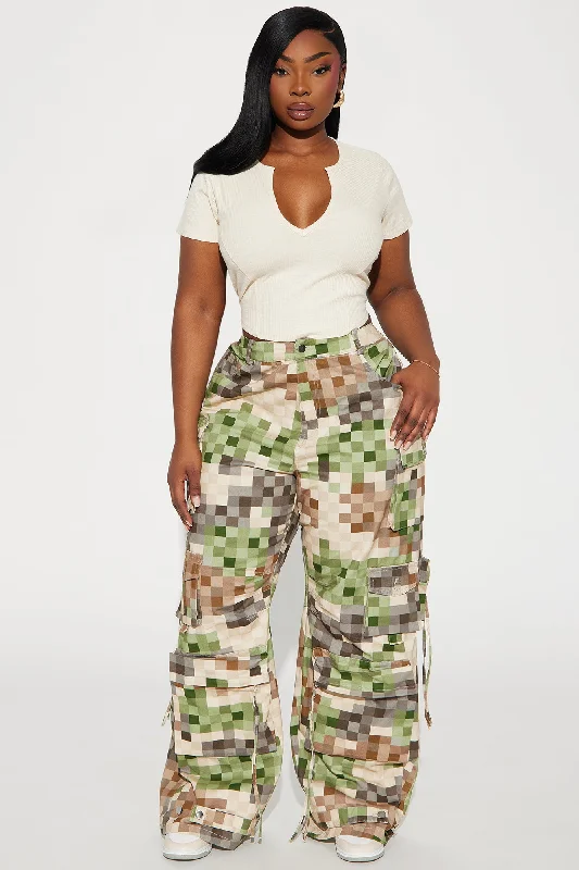 Blurry Vision Cargo Pant - Multi Color