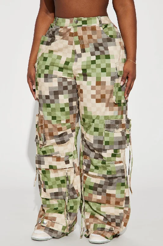 Blurry Vision Cargo Pant - Multi Color