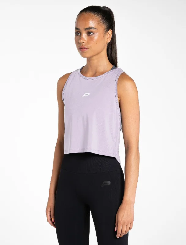 Breeze Crop Tank - Lilac