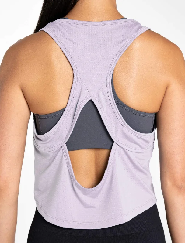 Breeze Crop Tank - Lilac