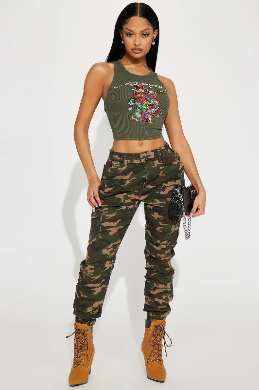 Cadet Kylie Camp Pants - Camo