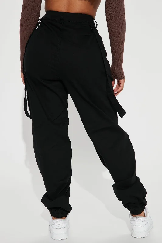 California Cruising Cargo Joggers - Black