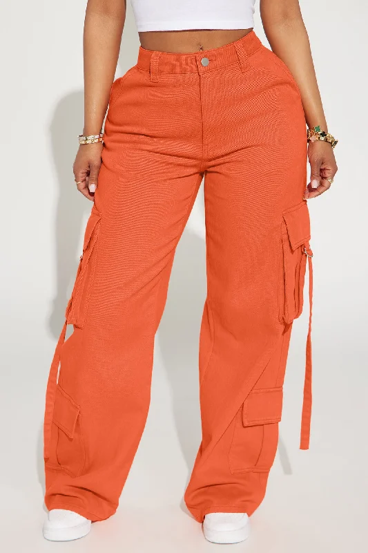 Can't Be Tamed Cargo Pant - Orange