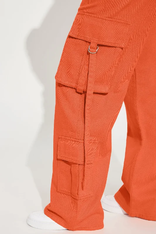 Can't Be Tamed Cargo Pant - Orange