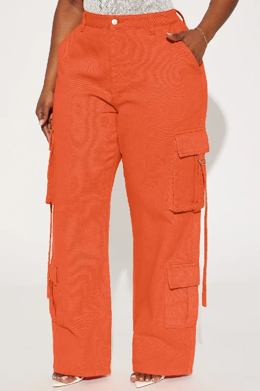 Can't Be Tamed Cargo Pant - Orange