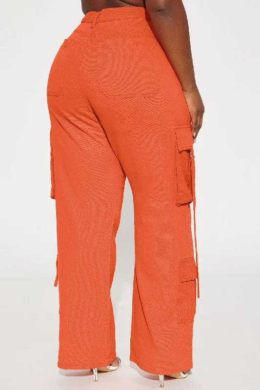 Can't Be Tamed Cargo Pant - Orange