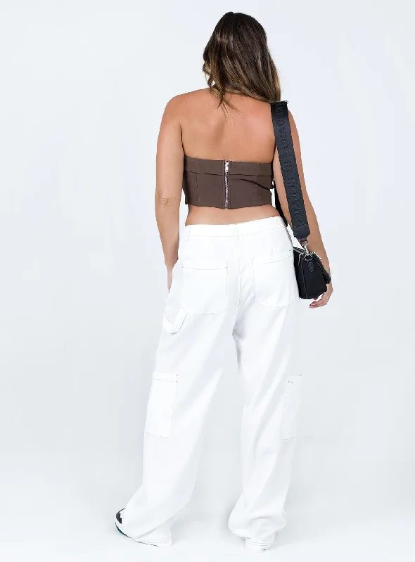 Charlize Pants White