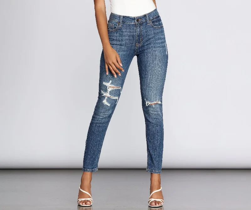 Clara High Waist Cropped Jeans