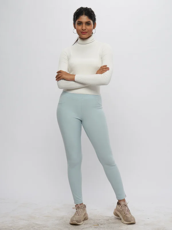 Color Jeggings Pocket-Sky