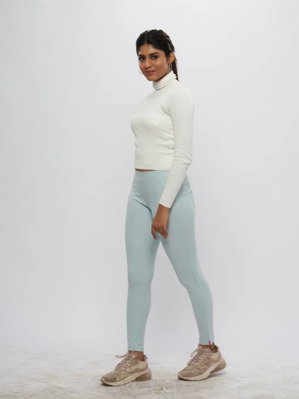 Color Jeggings Pocket-Sky