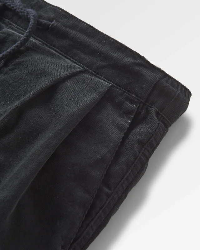 Compass Recycled Corduroy Pants - Black