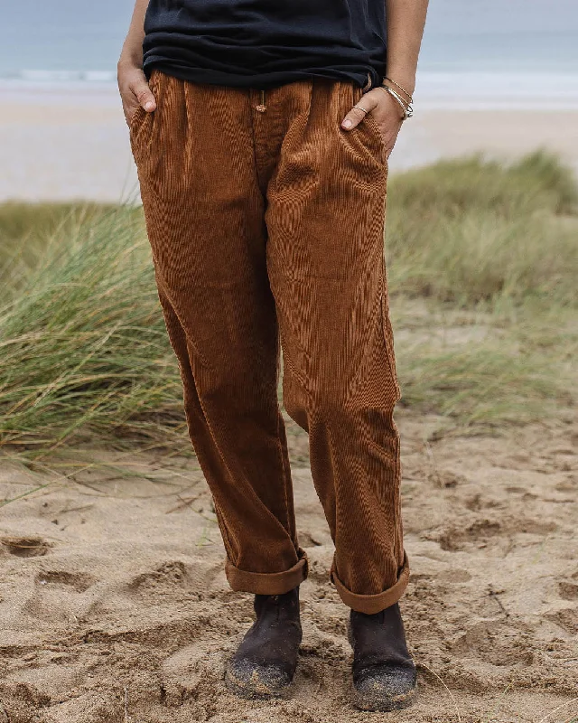 Compass Recycled Corduroy Pants - Coconut