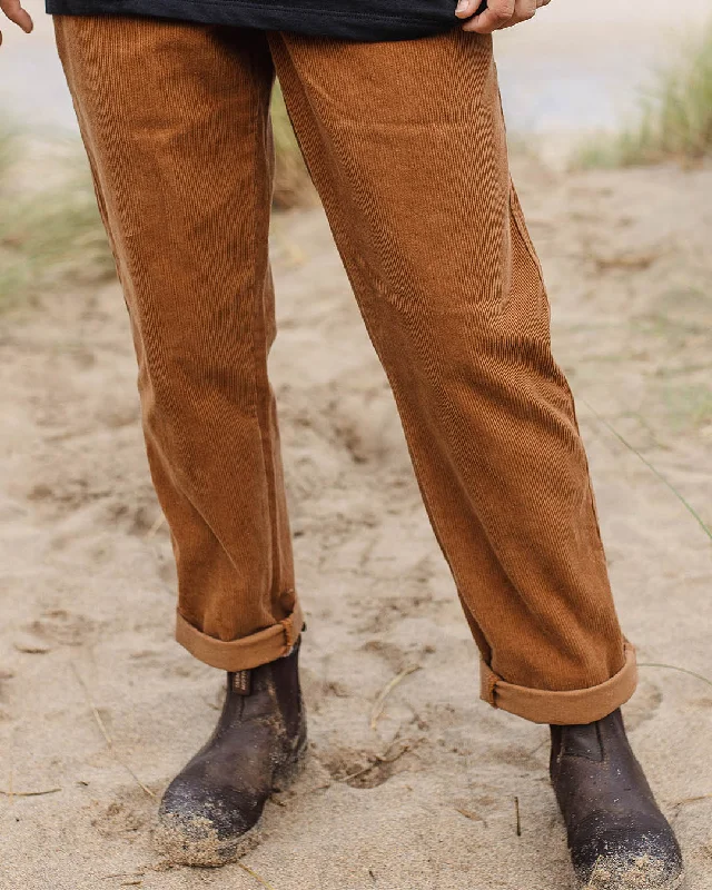 Compass Recycled Corduroy Pants - Coconut