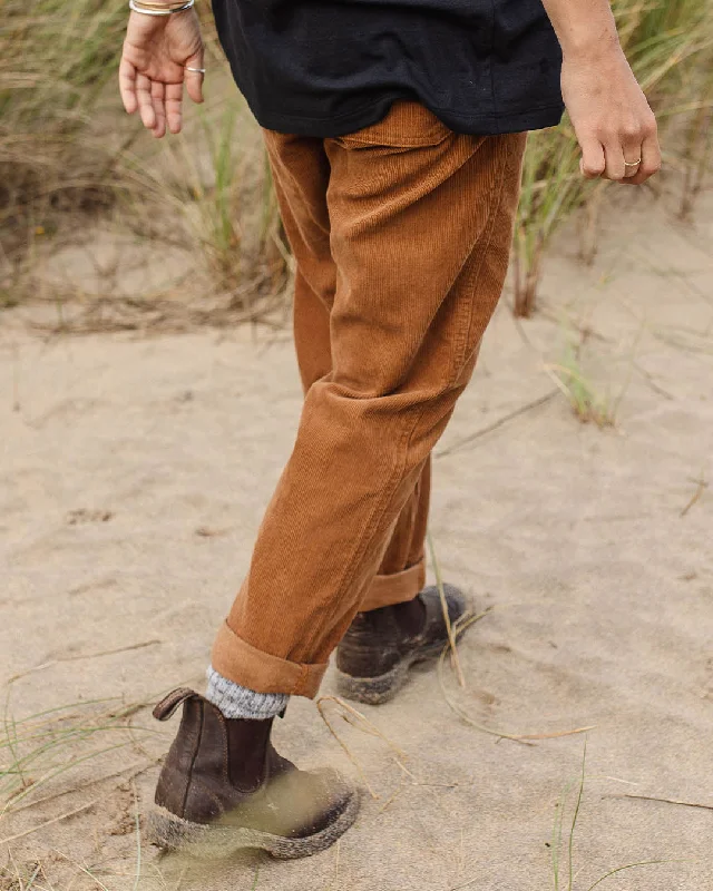 Compass Recycled Corduroy Pants - Coconut