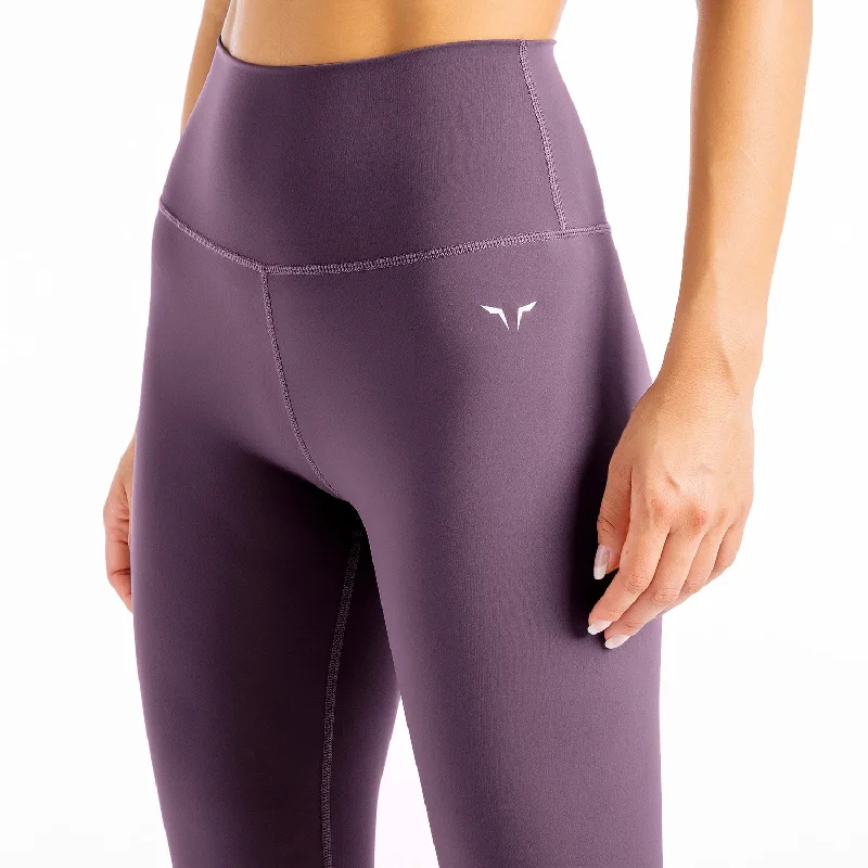 Core Agile Leggings -  Smoked Grape