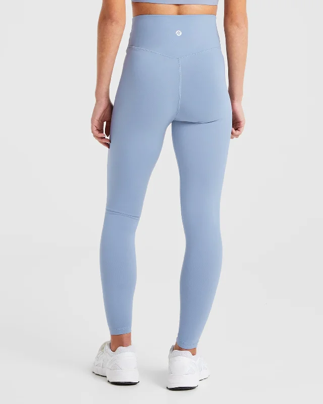 Core Leggings - Steel Blue