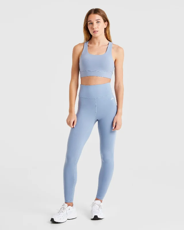 Core Leggings - Steel Blue