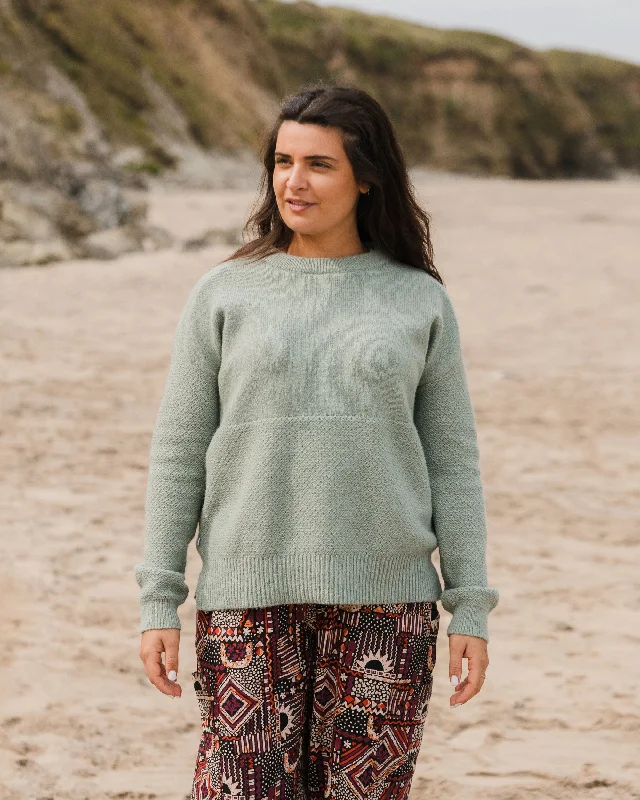 Cove Recycled Knitted Sweater - Pistachio