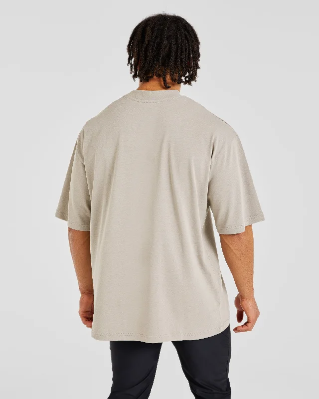 Craft Oversized T Shirt - Fog