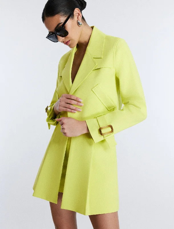 Cropped Trench Jacket