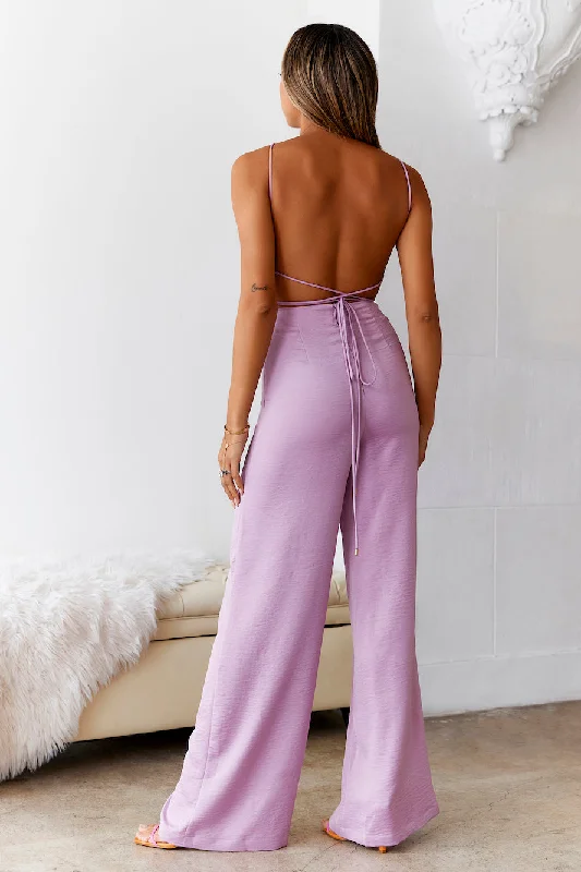 DEAR EMILIA Adrianna Jumpsuit Lilac