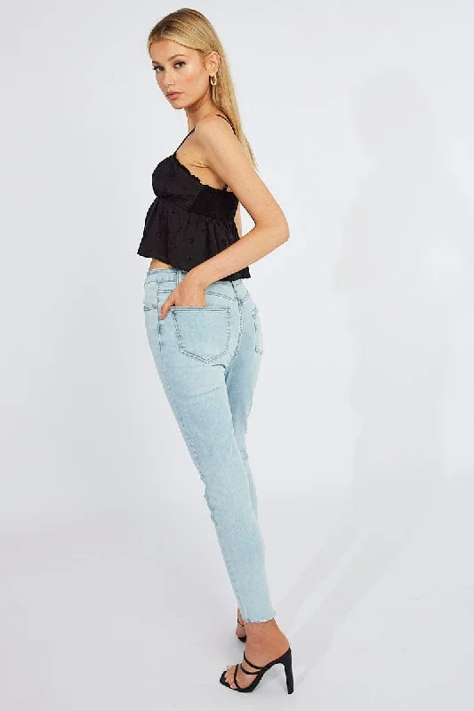 Denim Skinny Jean High Rise