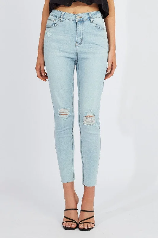 Denim Skinny Jean High Rise